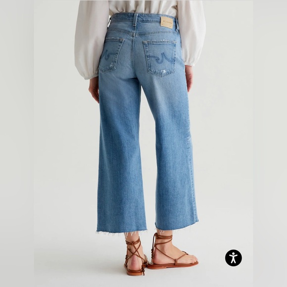 AG Saige Wide Leg Crop - Picture 2 of 6